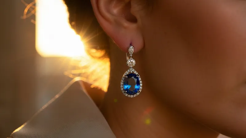 Boucles d'oreilles saphir femme : choisir le bon modèle
