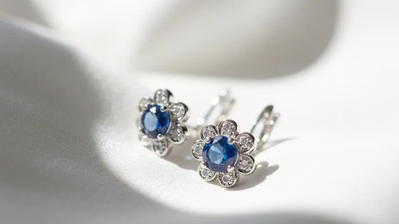 Boucles d'oreilles saphir mariage : quel modèle choisir ?