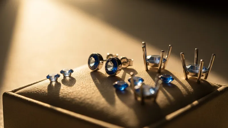 Boucles d'oreilles saphir en or blanc : guide d'achat