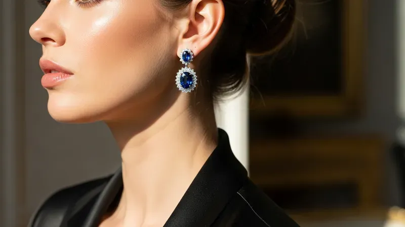 Boucles d'oreilles saphir soirée : choisir le modèle parfait