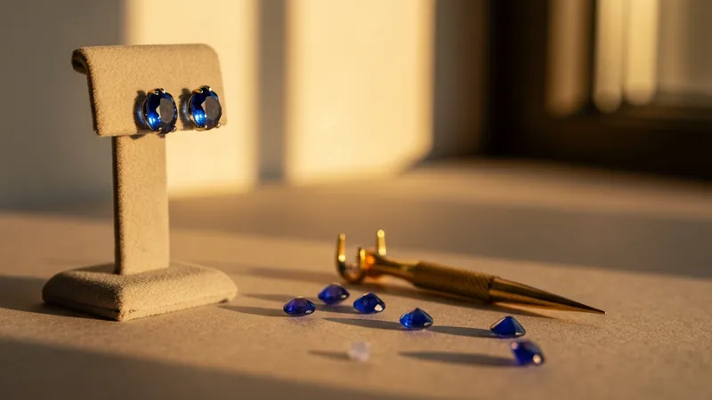 Boucles d'oreilles saphir à tige : guide pour bien choisir